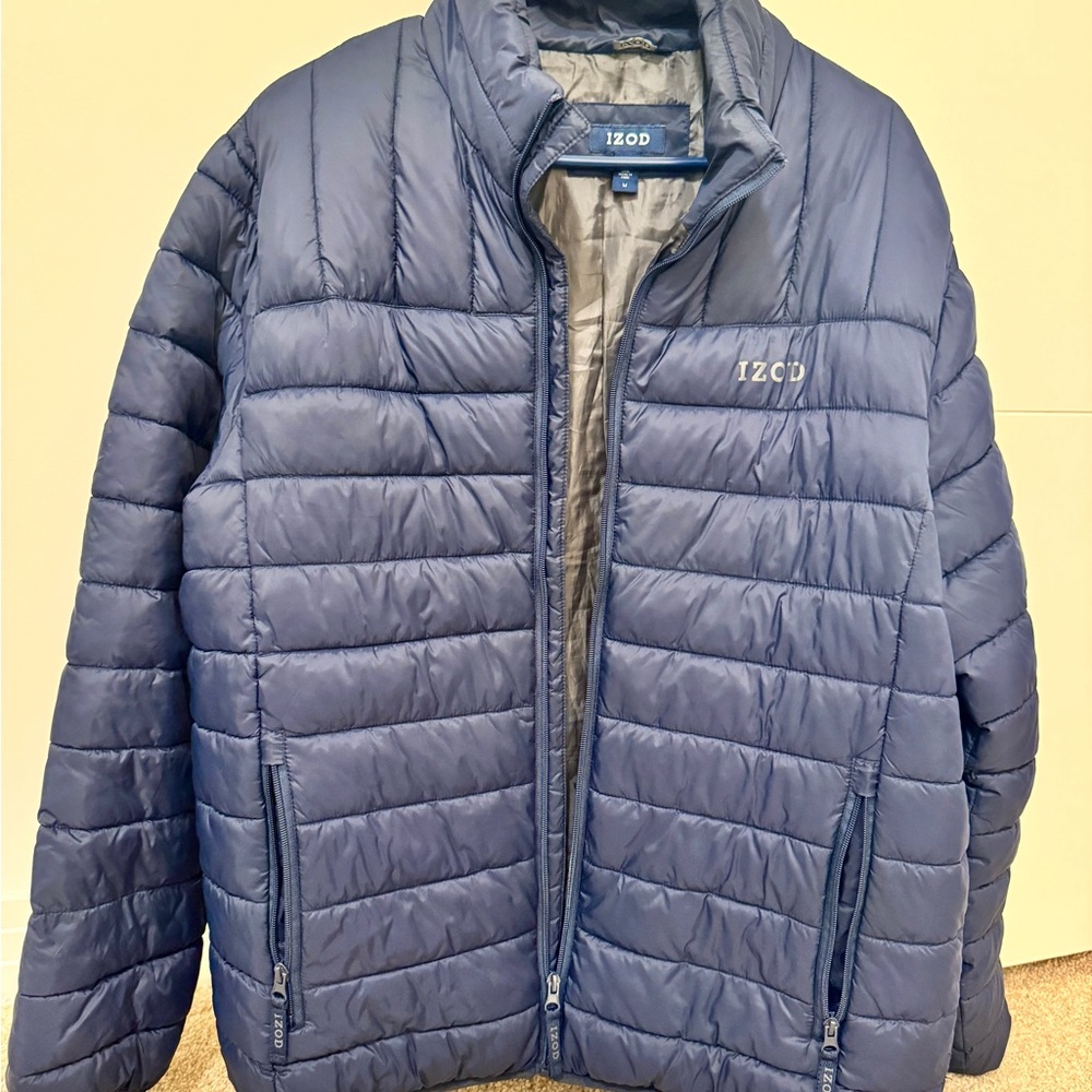 Izod Men's Navy Puffer Jacket